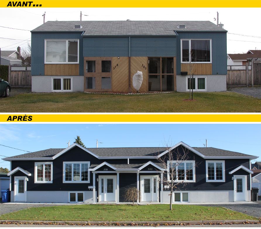 Design avec deux agrandissements