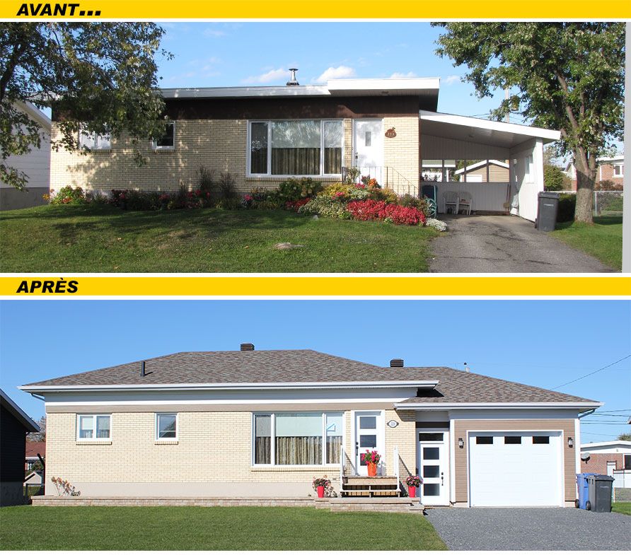 Agrandissement garage et ajout entrée