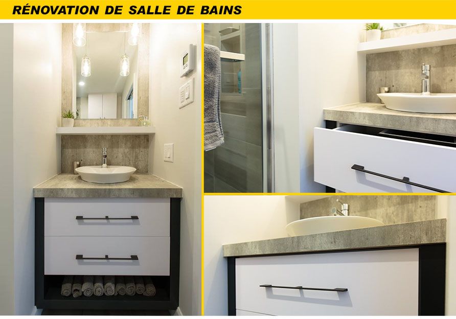 Salle de bains espace restreint